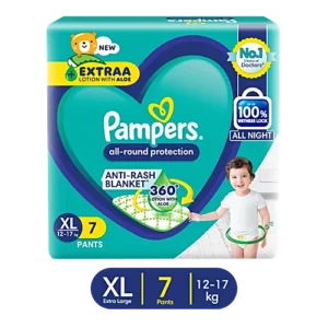 Pampers New Xtra Large - 7 Diaper Pants, 7 pcs
